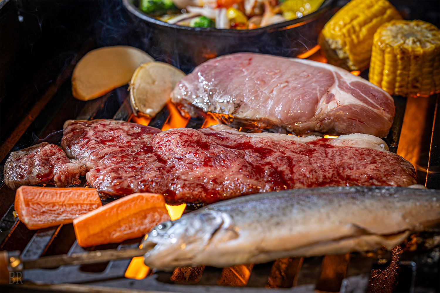 山梨豪華露營BBQ